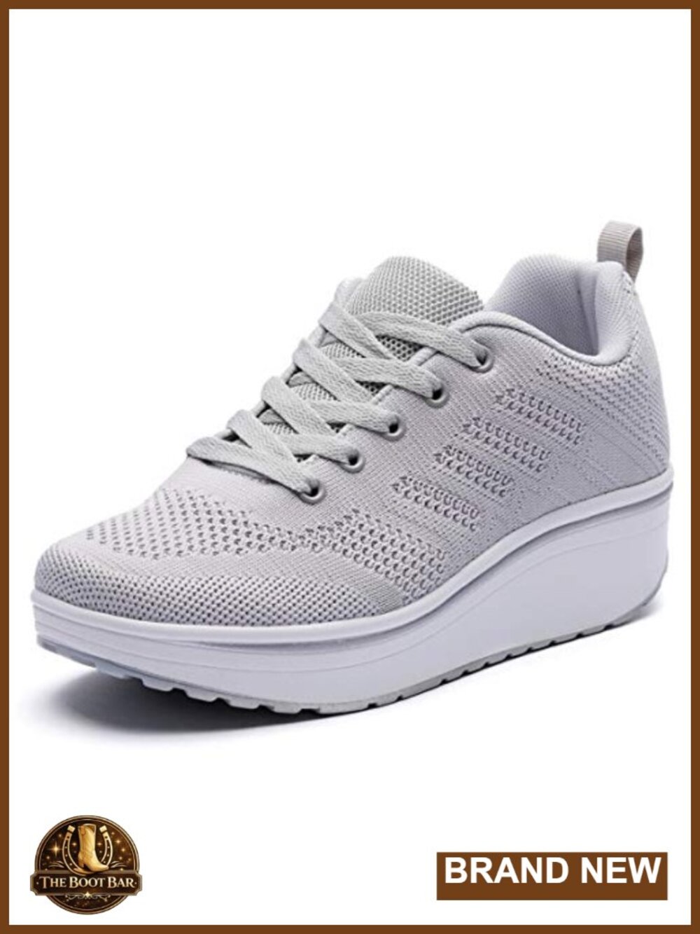 Slip On Breathable Mesh Walking Tennis Shoes Lightweight Comfort Wedge Platform